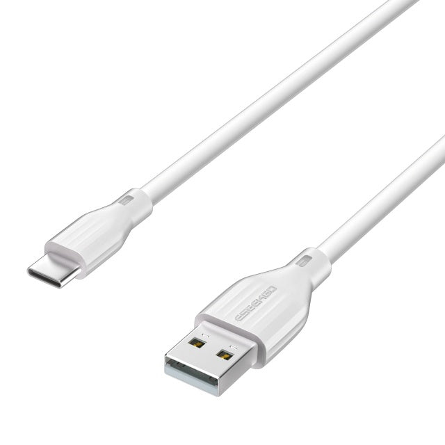 ESEEKGO G-12A Macaron Stripes 2.0A 3.3FT USB to Type-C Data Cable