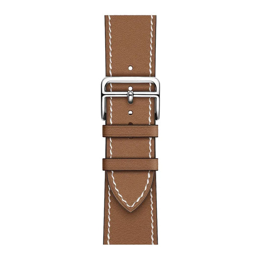 Leather watch strap for Apple watch Brown