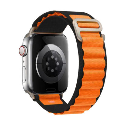 Alpine Loop Apple Watch Band Orange/Black