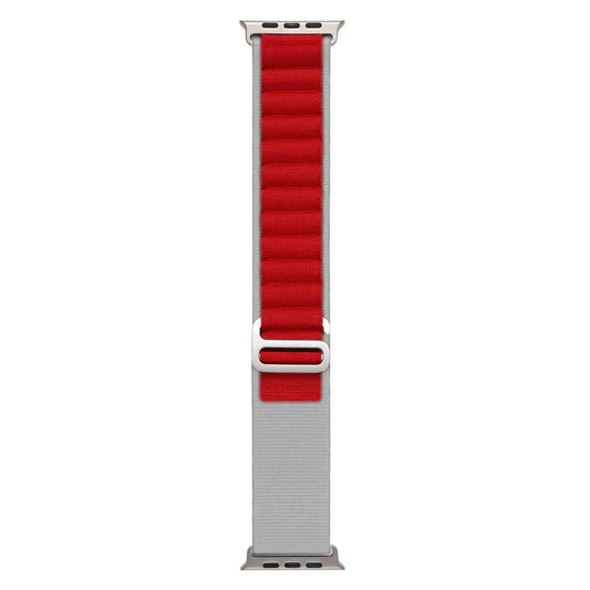 Alpine Loop Apple Watch Band Red/Grey